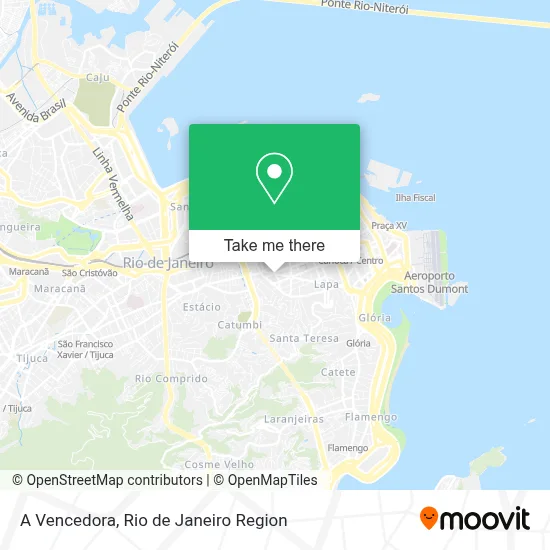A Vencedora map