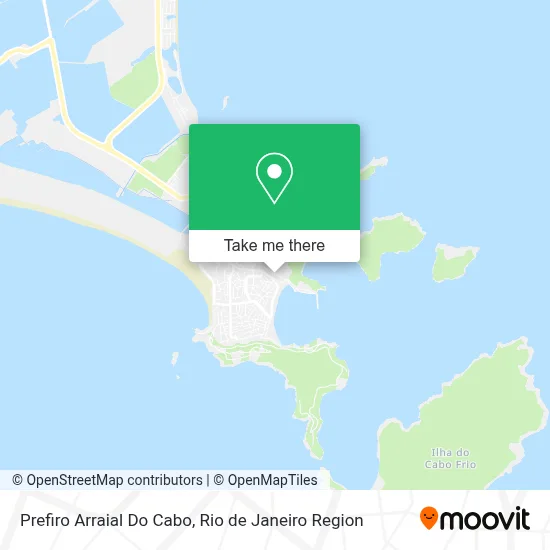 Prefiro Arraial Do Cabo map