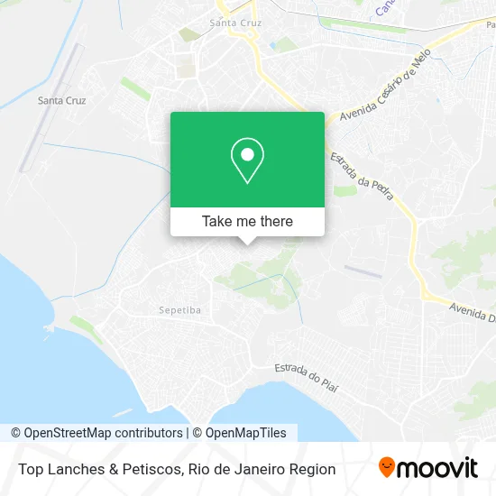 Top Lanches & Petiscos map