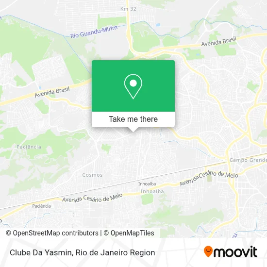 Clube Da Yasmin map