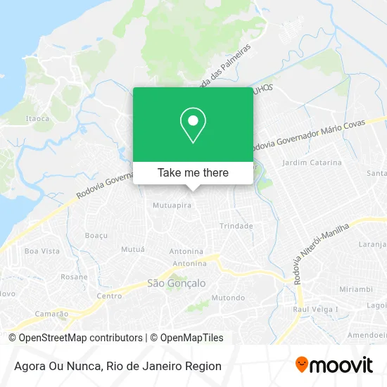 Agora Ou Nunca map
