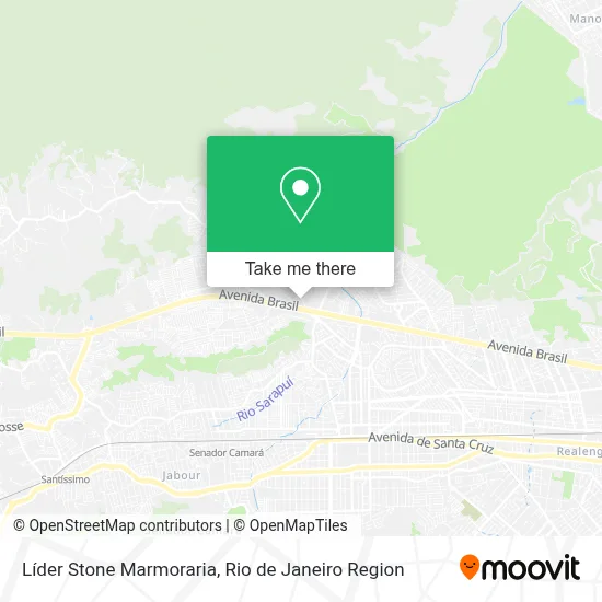 Líder Stone Marmoraria map