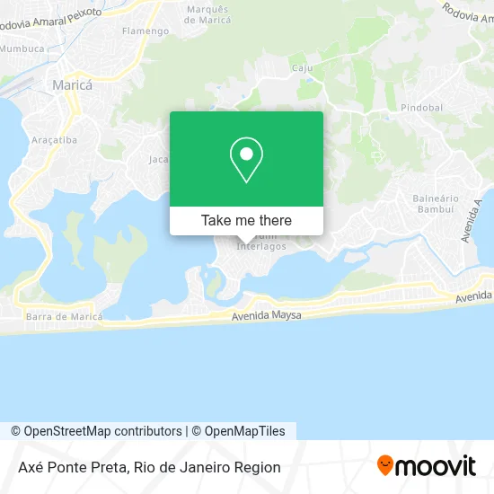 Axé Ponte Preta map