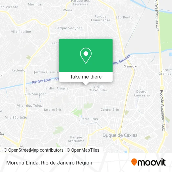 Morena Linda map