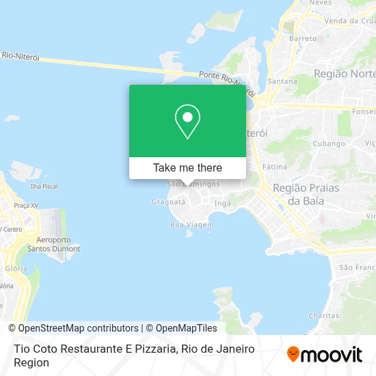 Tio Coto Restaurante E Pizzaria map