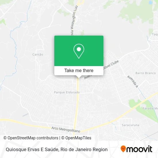 Quiosque Ervas E Saúde map