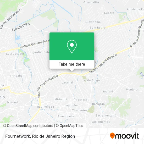 Fournetwork map