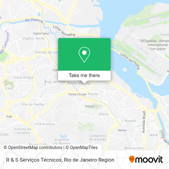 R & S Serviços Técnicos map