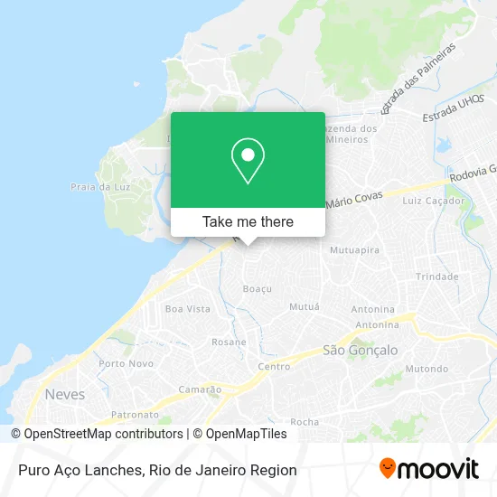 Puro Aço Lanches map
