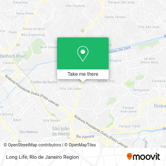 Long Life map