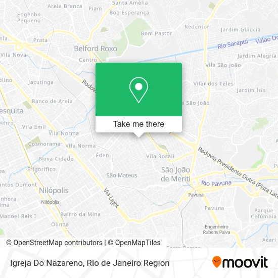 Igreja Do Nazareno map