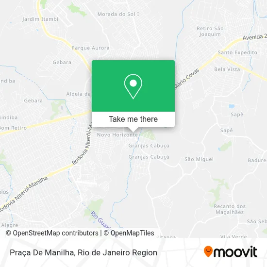 Praça De Manilha map