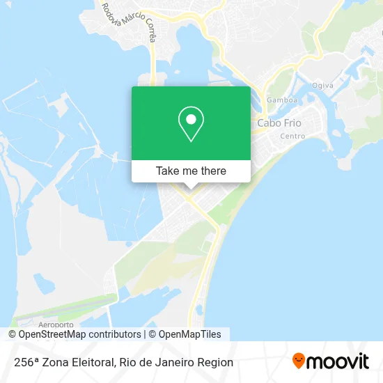 256ª Zona Eleitoral map