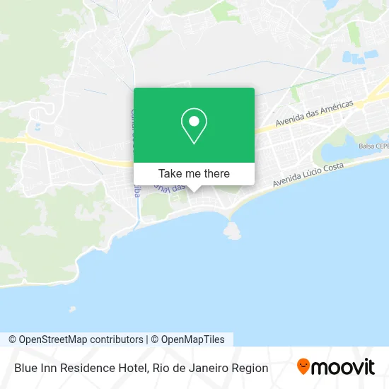 Blue Inn Residence Hotel map