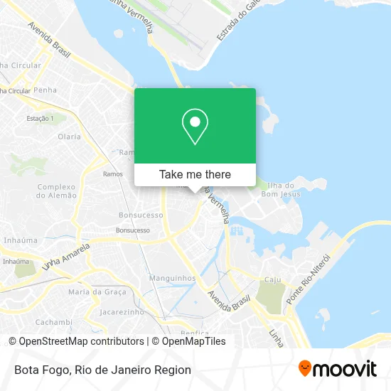 Bota Fogo map