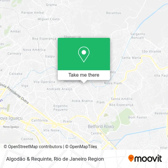 Algodão & Requinte map