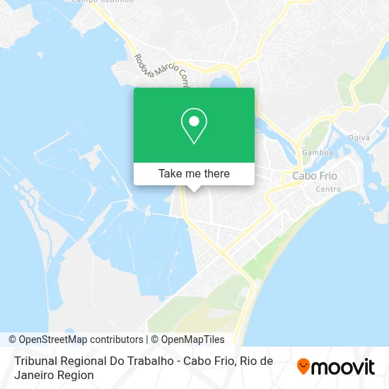 Tribunal Regional Do Trabalho - Cabo Frio map