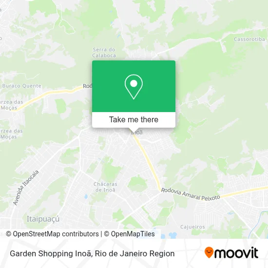 Garden Shopping Inoã map