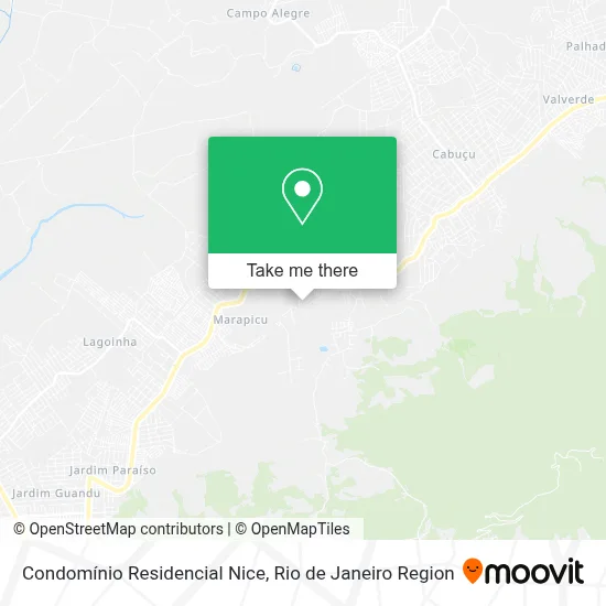 Condomínio Residencial Nice map