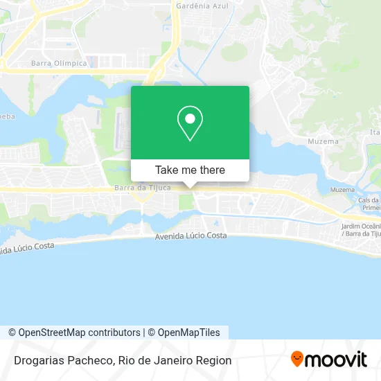 Drogarias Pacheco map