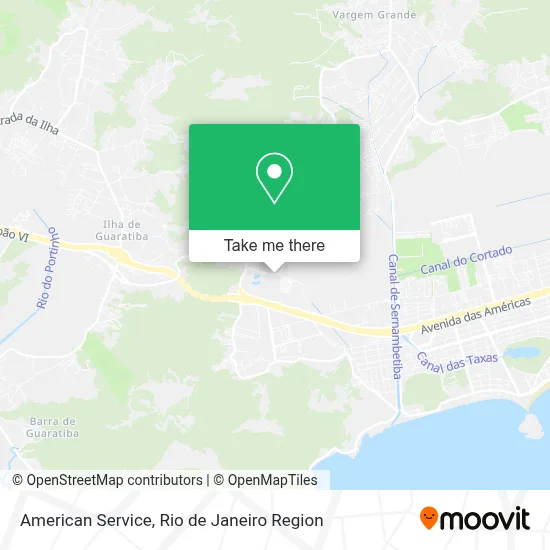 American Service map