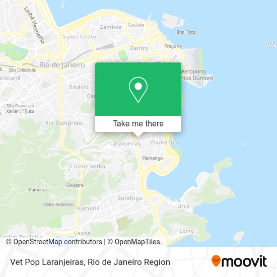 Vet Pop Laranjeiras map