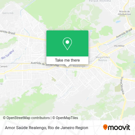 Amor Saúde Realengo map