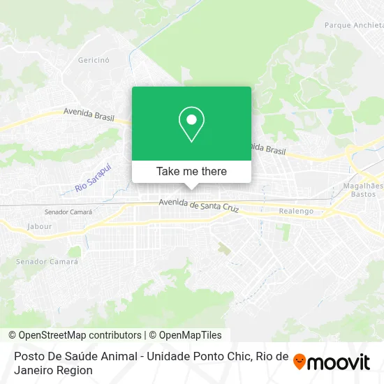 Posto De Saúde Animal - Unidade Ponto Chic map