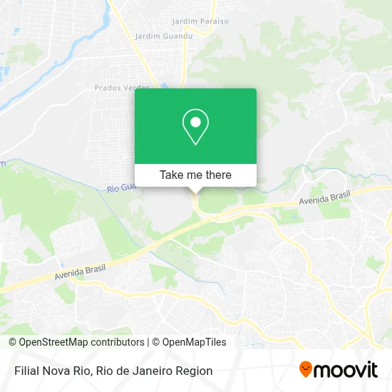 Filial Nova Rio map