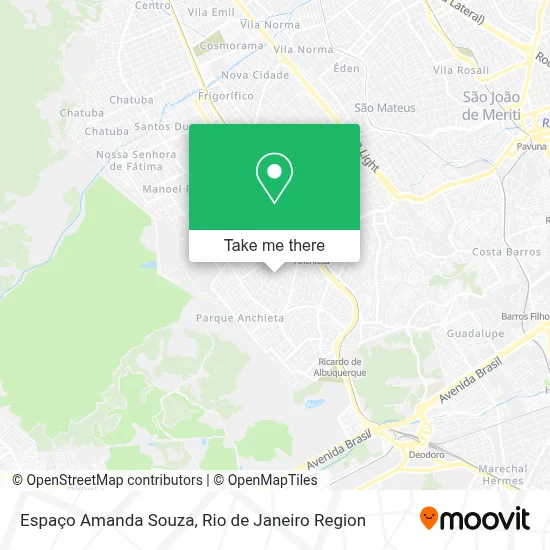 Espaço Amanda Souza map