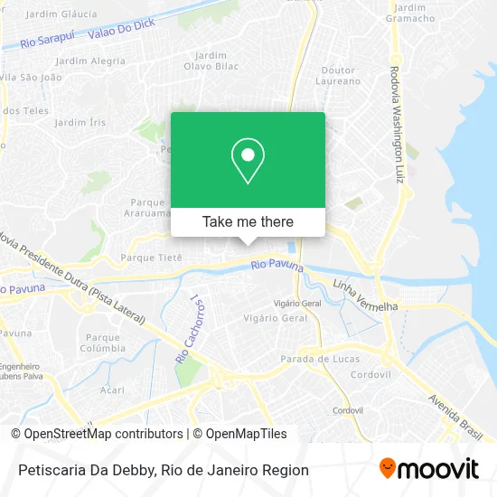 Petiscaria Da Debby map