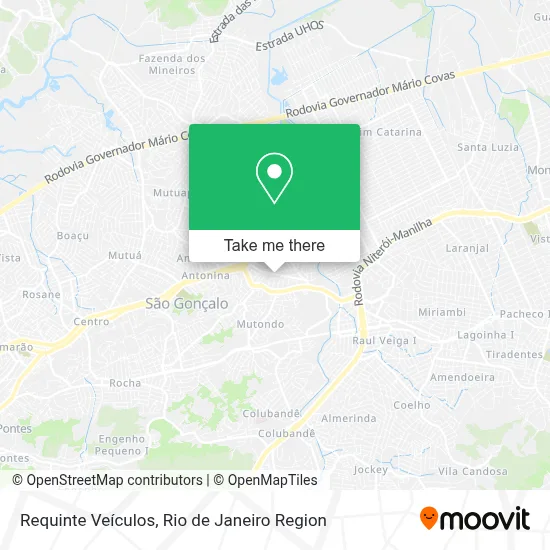 Requinte Veículos map