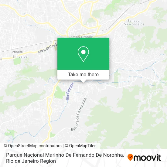 Parque Nacional Marinho De Fernando De Noronha map
