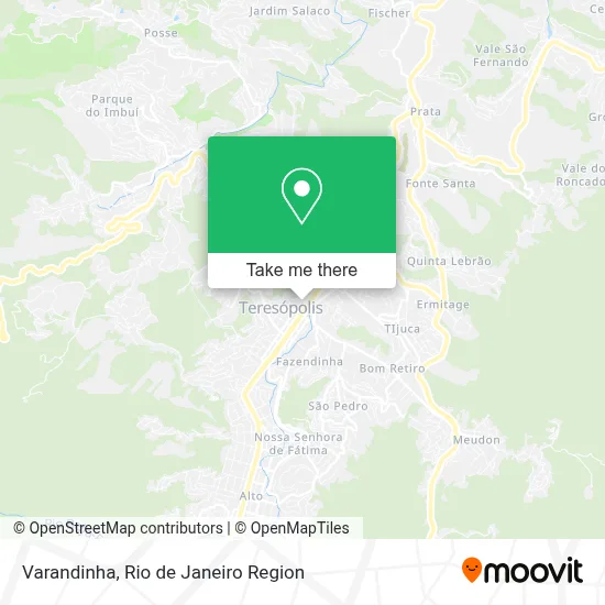 Varandinha map