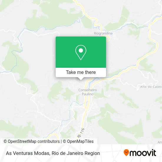 As Venturas Modas map