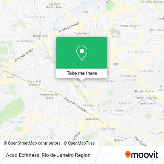 Acad Exfitness map