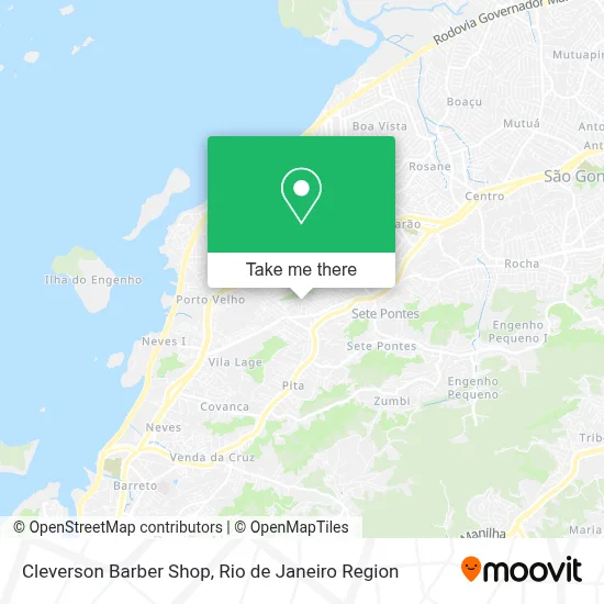 Cleverson Barber Shop map