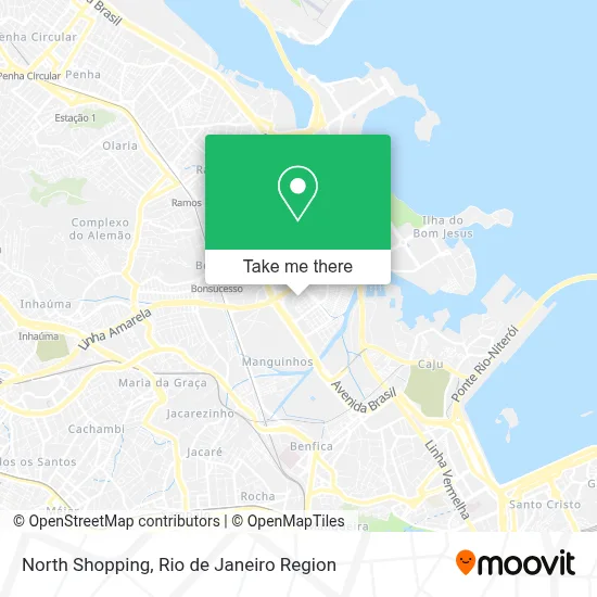 North Shopping map