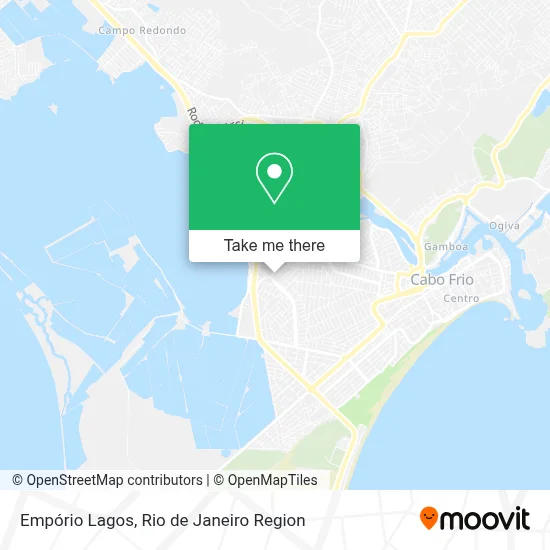 Empório Lagos map