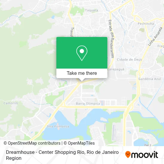 Dreamhouse - Center Shopping Rio map