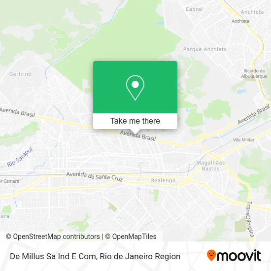 De Millus Sa Ind E Com map