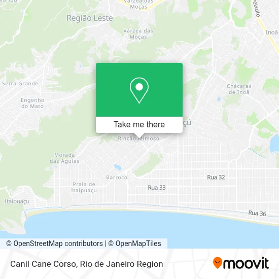 Canil Cane Corso map