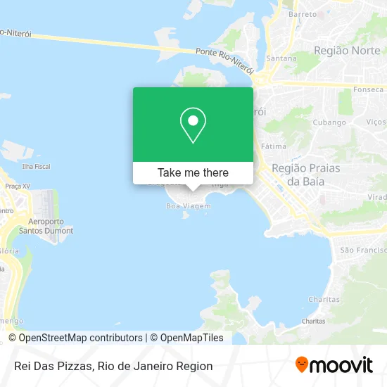 Rei Das Pizzas map
