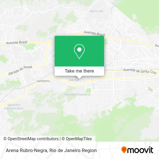Arena Rubro-Negra map