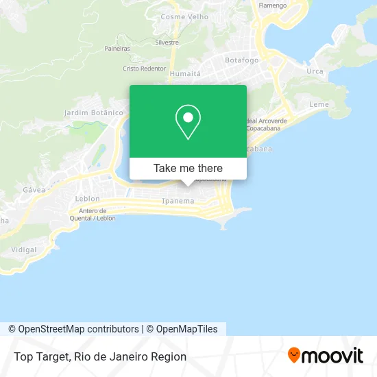 Top Target map