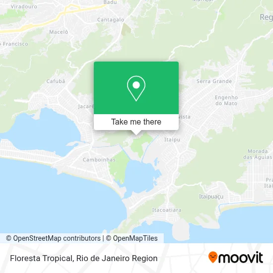 Floresta Tropical map