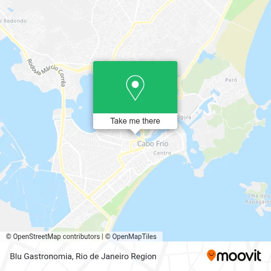 Blu Gastronomia map