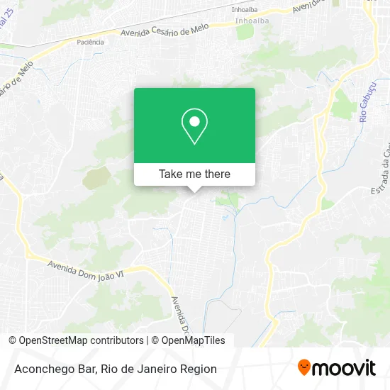 Aconchego Bar map