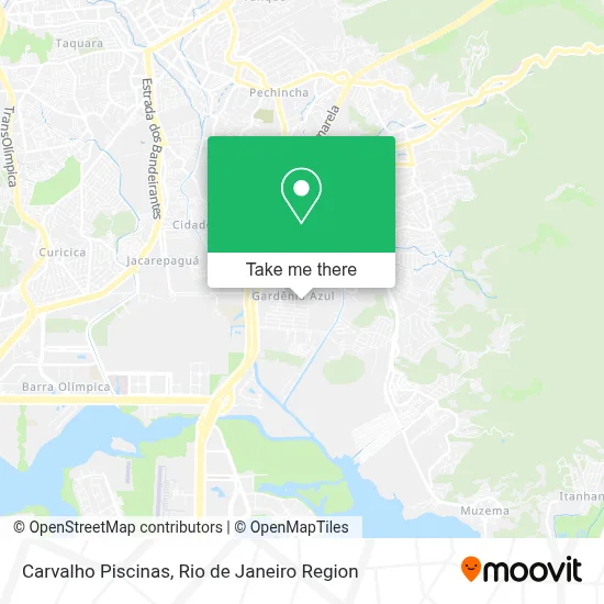 Carvalho Piscinas map