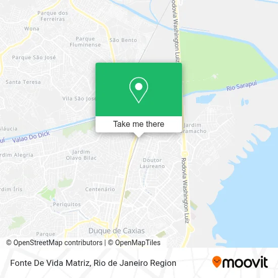Fonte De Vida Matriz map